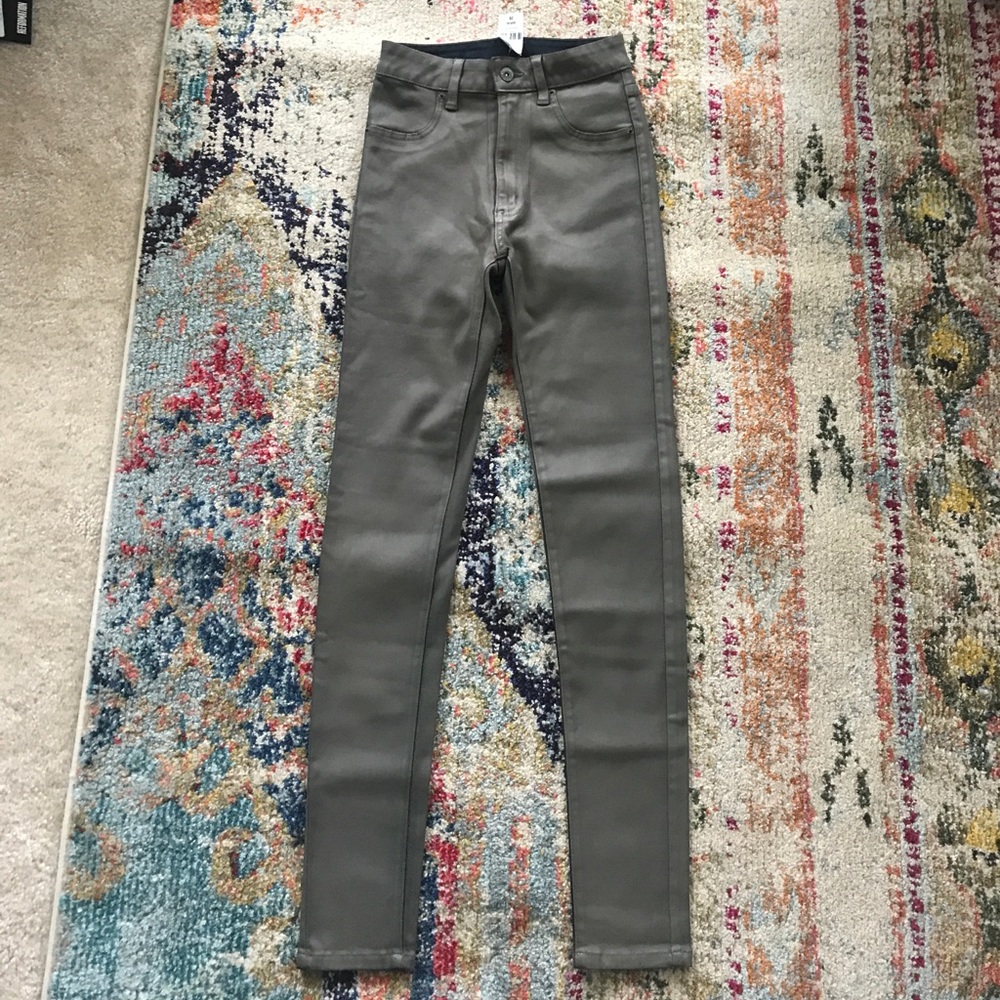 NWT Carmar Taupe Wax High Rise Skinny Jean